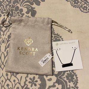 Kendra Scott Leanor Gunmetal Black Drusy
